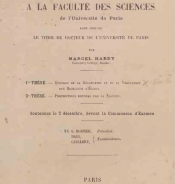 Thèses présentées à là faculté des sciences de l'Université de Paris pour obtenir le titre de docteur de l'Université de Paris